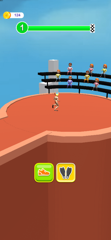 Exciting Match Screenshot 3 - Character competition on red track